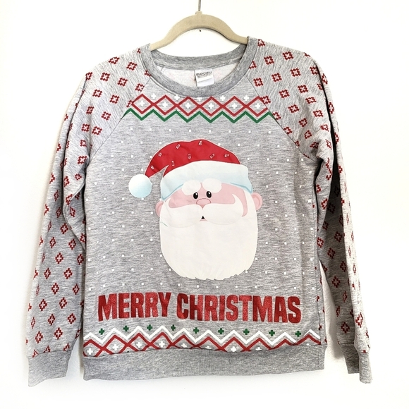 Tops - Rudolph Santa Sweatshirt S Small Crewneck